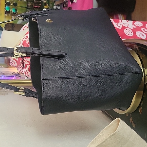 Tory Burch Navy Blue Tote Bag - Picture 3 of 14